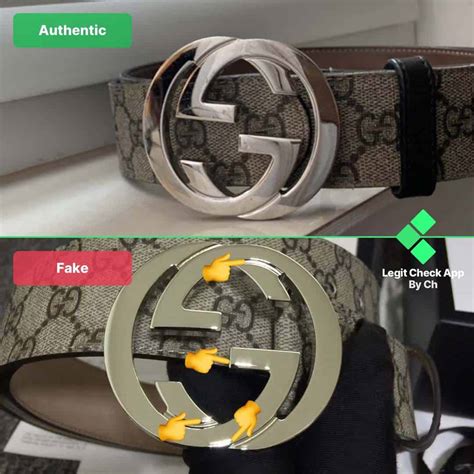 Gucci supreme belt real